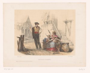 Famille en costumes basques - Hélène Feillet