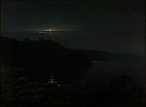 Hammershus au clair de lune