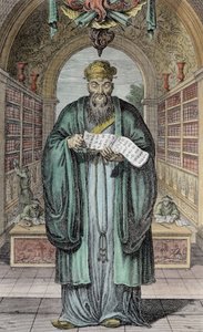 Kong-Fu-Tse, ou Confucius, le plus célèbre philosophe de Chine, gravé par Henry Fletcher (fl.1729) - Honbleau