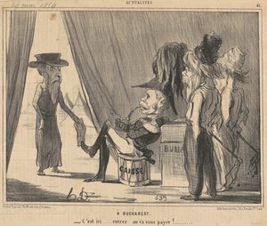 À Bucarest - Honoré Daumier
