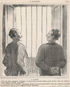 À Clichy - Honoré Daumier