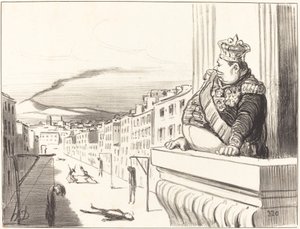 À Naples - Le meilleur des rois... (2ème plaque) - Honoré Daumier