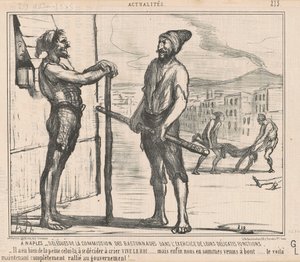 À Naples : Délégués de la commission ... - Honoré Daumier