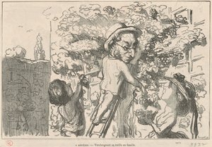 À Asnières - Honoré Daumier