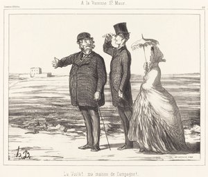 À la Varenne Saint-Maur - Honoré Daumier
