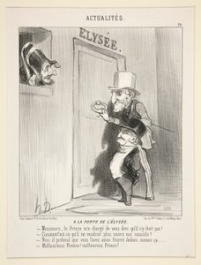À la porte de l - Honoré Daumier