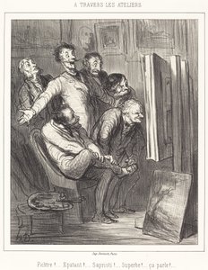 À travers les ateliers - Honoré Daumier