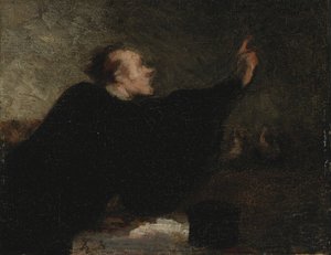Un avocat plaidant - Honoré Daumier