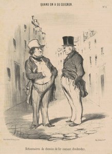 Actionnaires de chemins de fer causant dividendes