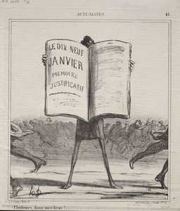 Actualités (No. 41) : Électeurs, dans mes bras!... - Honoré Daumier