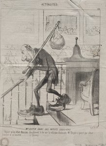 Actualités No. 128 : M. Dupin dans ses petits souliers, 1850 - Honoré Daumier