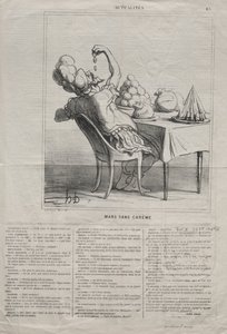 Actualités n° 43 : Mars sans Carême, 1869 - Honoré Daumier