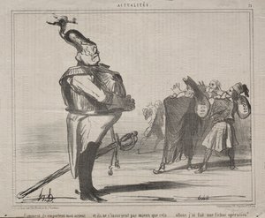 Actualités No. 71: Pourquoi emportent-ils mon argent..., 1854 - Honoré Daumier