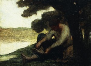 Après le bain, vers 1846 - Honoré Daumier