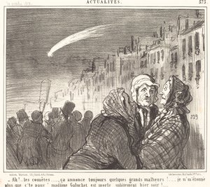Ah!... les comètes... - Honoré Daumier