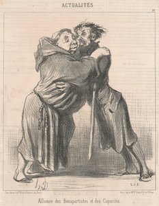 Alliance des Bonapartistes et des Capucins - Honoré Daumier