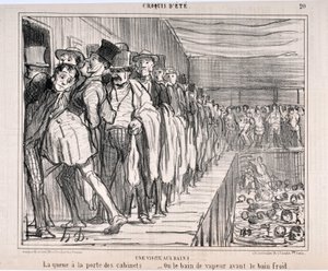 Œuvre de Honoré Daumier (1808-1879) Charivari date de 1858 : Série CROQUIS D
