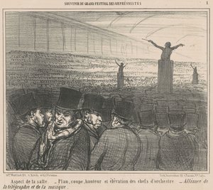 Aspect de la salle - Honoré Daumier