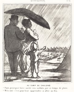 Au Camp de Châlons - Honoré Daumier