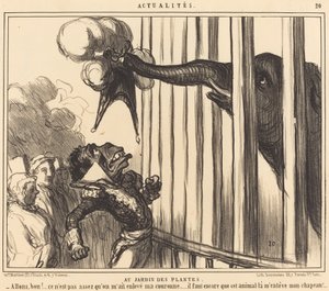 Au Jardin des Plantes - Honoré Daumier
