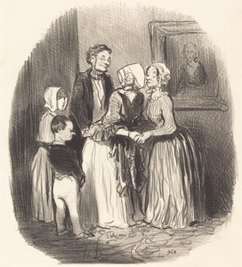 Au nouvel an, visite... à la tante Rabourdin