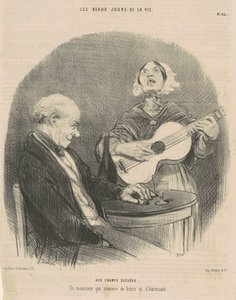 Aux Champs-Élysées - Honoré Daumier