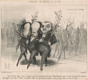 Ayant terminé leurs travaux - Honoré Daumier