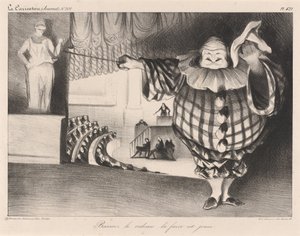 Baissez le rideau, la farce est jouée - Honoré Daumier