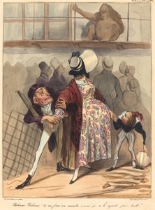 Bobonne... ne le regarde pas tant! - Honoré Daumier