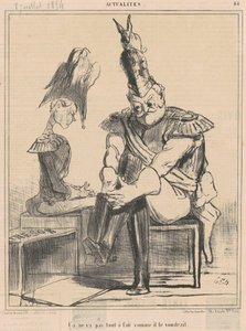 Ça ne va pas ... comme il le voudrait - Honoré Daumier