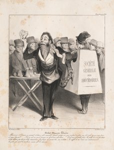 Caricaturana : Pl. 14, Robert Macaire Libraire, 183 - Honoré Daumier