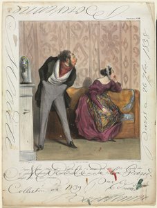 Caricaturana planche 36 : De quoi ! De quoi ! Votre dot..., 1837
