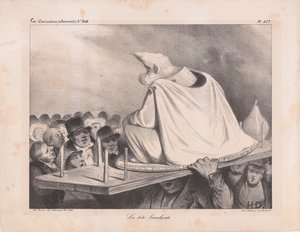 Caricature de Louis Philippe I 1773-1850, roi des Français, 1834 - Honoré Daumier