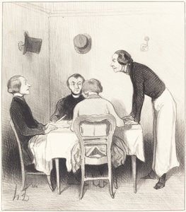 Carotte du restaurant - Honoré Daumier