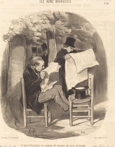Ce que le bourgeois est convenu de nommer une... distraction - Honoré Daumier