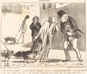 Ces pauvres animaux... ne se reconnaissent... plus... - Honoré Daumier