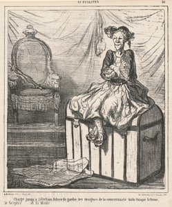 Chargé de garder les insignes de la souveraineté - Honoré Daumier