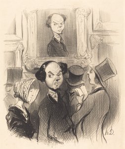 Charmé de se voir exposé... - Honoré Daumier