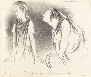 Charmant... traînant tous les cœurs après soi... - Honoré Daumier