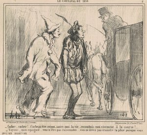 Cocher, Cocher! ... - Honoré Daumier