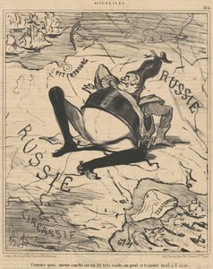 Comme quoi ... sur un lit très vaste ... - Honoré Daumier