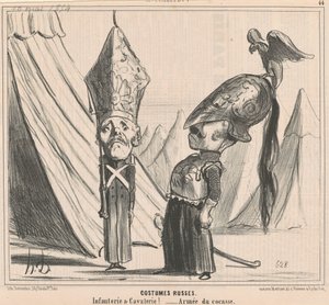 Costumes russes - Honoré Daumier