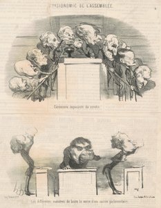 Cérémonie imposante du scrutin - Honoré Daumier