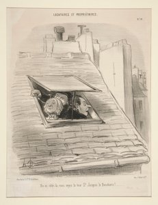 De ce côté-là, vous voyez la tour St. Jacques la Boucherie! - Honoré Daumier