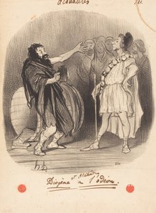 Diogène et Alcibiade à l