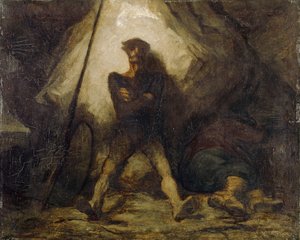 La Veille de Don Quichotte, 1855-56 - Honoré Daumier