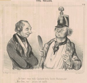 Eh bien! Vous voilà capitaine de la garde nationale - Honoré Daumier