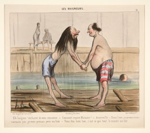 Eh bonjour! enchanté de vous rencontrer - Honoré Daumier