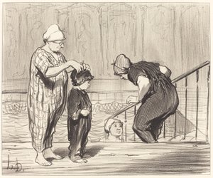 En Famille - Honoré Daumier