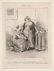 Et dire que Proudhon ne veut pas que nous allions aux banquets socialistes - Honoré Daumier
